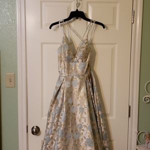 Floor length prom dress